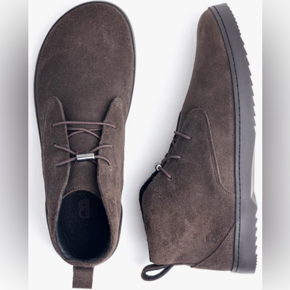 Birchbury Camforth Barefoot Chukka Boots Brown Suede Mens US 14